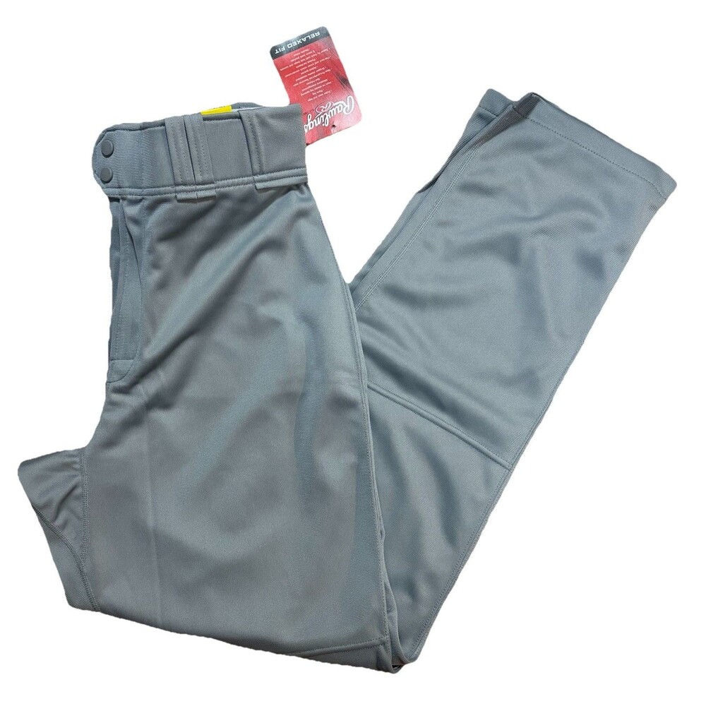Rawlings Relaxed Fit Baseball Pants Gray Mens Size Medium  Pro-Dri Adult Grey